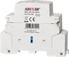 A white electrical relay device with labels and a barcode. Produktbild-Vorschau