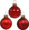 Christbaum-Micro-Kugeln Red rot Ø 3 cm aus Glas - 9er Set Produktbild-Vorschau 6