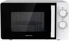 A studio shot of a Hisense microwave. Voir les images du produit