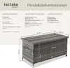 A diagram and specifications for a storage box. Náhled obrázku produktu