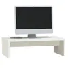 vidaXL Supporto per monitor bianco 50x27x15 cm in legno di Anteprima dell’immagine prodotto 4