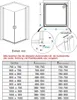 MIQU Duschkabine 80x80x195 cm Dusche Duschwand 180° Produktbild-Vorschau 5