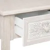 Close-up of an open drawer on a wooden console table. Podgląd zdjęcia produktu