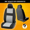 WALSER Auto-Sitzbezug Glasgow 2 Vordersitzbezüge, Universal Produktbild-Vorschau 4