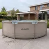 VirtuFit - Piscine ronde - Ø 366 x 100 cm - Beige - Inclut Voir les images du produit 10