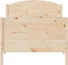 vidaXL Massivholzbett ohne Matratze 90x190 cm Kiefernholz Produktbild-Vorschau 4