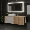 RODAN | Mobile Sottolavabo - Marrone e Beige - 160 cm - Con Anteprima dell’immagine prodotto 2