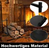 A firewood rack filled with logs is placed in front of a fireplace. Insets show close-ups of the product's construction. Náhled obrázku produktu