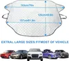 Frontscheibenabdeckung Auto Winter Magnet Fixierung Produktbild-Vorschau 7