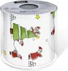 Toilettenpapier Rolle bedruckt Santas so busy - Santa im Produktbild-Vorschau 3