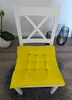 Sitzkissen PREMIUM Gelb 6 cm Dicke Stuhlkissen Kissen Stuhl Produktbild-Vorschau 3
