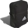 A black Adidas crossbody bag is shown against a white background with a shadow. Voir les images du produit