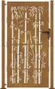 vidaXL Záhradná brána 100x200 cm Corten oceľ Bambusový Náhľad obrázku produktu 4