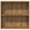 vidaXL Bücherregal Artisan-Eiche 80x30x77 cm Holzwerkstoff Produktbild-Vorschau 4