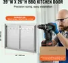 SucceBuy 990 x 660 mm Double porte d'accès au barbecue, Voir les images du produit 2