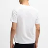 A person is shown from the back wearing a white t-shirt. Produktbild-Vorschau