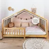 Hausbetthimmel aus Musselin - Hausbett Deko für Mädchen & Produktbild-Vorschau 5