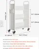 Chariot à livres VEVOR, capacité de charge de 150 kg, Voir les images du produit 7