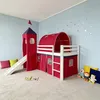 Kinder Hochbett mit Rutsche und Zelt 90x190 cm (ohne Produktbild-Vorschau 5