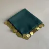10x Grün Luxus Halay Mendili groß 30x30 cm Tanztücher Dügün Produktbild-Vorschau 1