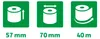 EXACOMPTA 5770120V EXACOMPTA Kassenrollen, 57 mm x 44 m x Voir les images du produit 9