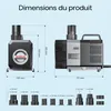SunSun CTP-4800 Pompe de Bassin SuperECO - 172 x 113 x 126 Voir les images du produit 3