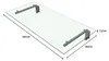 Haustür Vordach Glas - 120cm x 80cm Produktbild-Vorschau 5