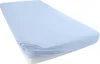 A light blue fitted sheet is shown on a mattress. Produktbild-Vorschau