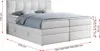 Boxspringbett mit Doppelmatratze - ALVIN-KING - 120 x 200 Produktbild-Vorschau 6