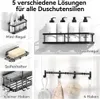 Duschablage, ohne Bohren, Duschregale, 6 Stück Duschkorb Produktbild-Vorschau 4