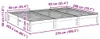 vidaXL Familienbett ohne Matratze Weiß 270x200 cm Produktbild-Vorschau 8