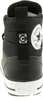 The back view of a black Converse boot. Produktbild-Vorschau