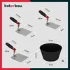 KOTARBAU® Maurerkellen Set Edelstahl + Gipsbecher Kellen Produktbild-Vorschau 4