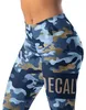 DECALVIBES Damen Leggings Basic Urban Side Blue Camouflage Produktbild-Vorschau 4