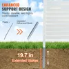 VEVOR Gartenzaun 122 x 122 cm Sichtschutzzaun PVC und Produktbild-Vorschau 3
