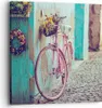 Bild auf Leinwand - Leinwandbild - Einteilig - Rosa Fahrrad Produktbild-Vorschau 1