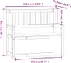 Lavice 112,5x51,5x96,5 cm masivní borovice Náhled obrázku produktu 9