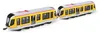 Gelbe Metallstraßenbahn 20 cm Produktbild-Vorschau 3