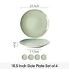 Teller Set 4er Ø27,7cm Keramik Speiseteller Produktbild-Vorschau 2