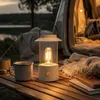 Camping-Tischlampe/Laterne Darcy - beige - 24 cm - dimmbar Produktbild-Vorschau 5