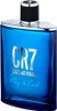 A product shot of a blue glass bottle of Cristiano Ronaldo CR7 Play It Cool Eau de Toilette. Produktbild-Vorschau