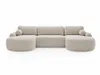 GrainGold Ecksofa U-Form Aurio - Ecksofa mit Produktbild-Vorschau 2