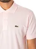 LACOSTE L1212 SHORT SLEEVED RIBBED COLLAR S Rosa Produktbild-Vorschau 35
