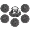 6 Stš¹ck Stahlwolle Schrubber mit Griff fš¹r Produktbild-Vorschau 1