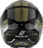 Bogotto FF404 Ezion Klapphelm, schwarz matt/grün, M Produktbild-Vorschau 6