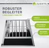 Juskys Alu Hunde-Transportbox L - 90 × 65 × 69 cm – Auto Produktbild-Vorschau 4