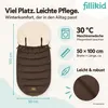 Fillikid Winterfußsack Hybrid Daune Exclusiv Produktbild-Vorschau 10
