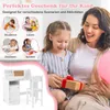 COSTWAY Kinderbureau-set, bureau voor kinderen met stoel Productafbeelding-voorbeeld 4