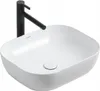 Lavabo in Vetroceramica da appoggio, colore bianco – lavabo Anteprima dell’immagine prodotto 7