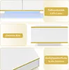 Merax Hochglanzer LED-Couchtisch mit Golddekor, Produktbild-Vorschau 12